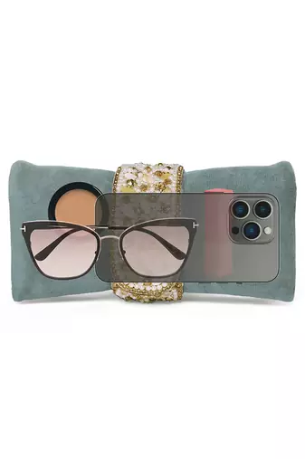 grey clutch purse for women handmade evening sling purse for girls