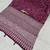 Wine Color Mirror Work Satin Saree