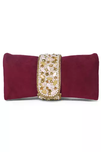 maroon clutch purse for women handmade evening sling purse for girls