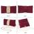 maroon clutch purse for women handmade evening sling purse for girls