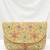 cream floral clutch bag ethnic purse for women & girls