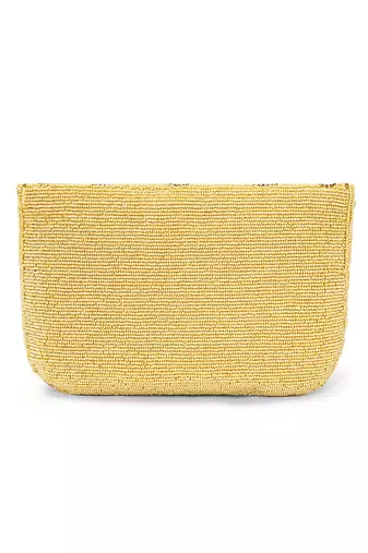 cream floral clutch bag ethnic purse for women & girls