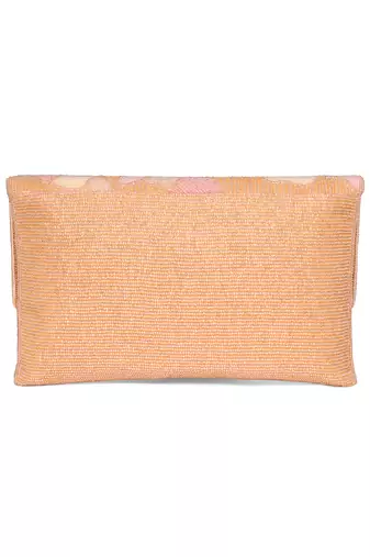 pink floral clutch bag ethnic purse for women & girls