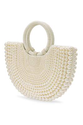 white embellished clutch bag stylish ethnic evening purse for women & girls 2