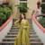 Mustard chinon readymade suit with embroidery & sequin  work