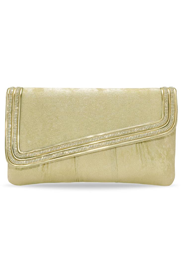 golden trendy clutch bag ethnic evening purse for women & girls