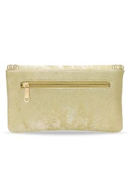 golden trendy clutch bag ethnic evening purse for women & girls 3