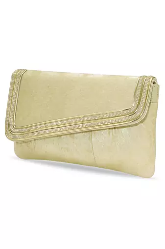 golden trendy clutch bag ethnic evening purse for women & girls