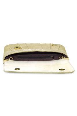 golden trendy clutch bag ethnic evening purse for women & girls 5