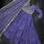 Lavender georgette readymade anarkali suit with embroidery & sequin  work