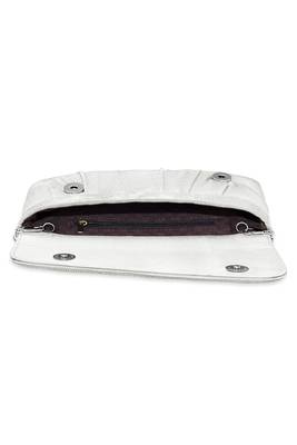 silver trendy clutch bag ethnic evening purse for women & girls 3