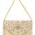 beige embellished clutch bag ethnic purse for women & girls
