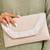 cream velvet sequin beaded clutch bag for women embellished wedding festive evening purse