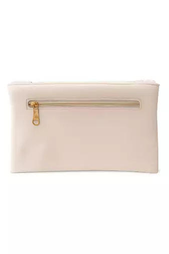 cream velvet sequin beaded clutch bag for women embellished wedding festive evening purse