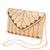 cream sequin bead embroidered leaf pattern clutch bag for women chain strap wedding festive evening purse