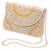 cream sequin bead embroidered mandala clutch bag wedding festive evening purse for women