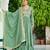 Pista vichitra silk readymade anarkali suit with embroidery & sequin  work