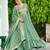 Pista vichitra silk readymade anarkali suit with embroidery & sequin  work