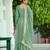 Pista vichitra silk readymade anarkali suit with embroidery & sequin  work