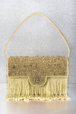 indian  gift for women evening bag clutch ethnic bride purse with drawstring 2