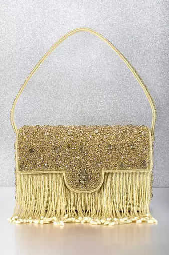 indian  gift for women evening bag clutch ethnic bride purse with drawstring