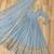 Blue silk readymade anarkali suit with embroidery & sequin  work