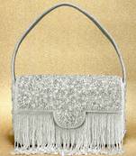 indian  gift for women evening bag clutch ethnic bride purse with drawstring