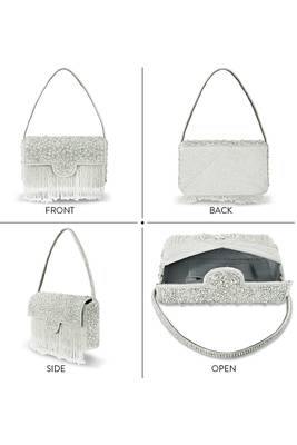indian  gift for women evening bag clutch ethnic bride purse with drawstring 4