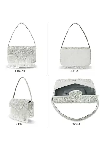indian  gift for women evening bag clutch ethnic bride purse with drawstring