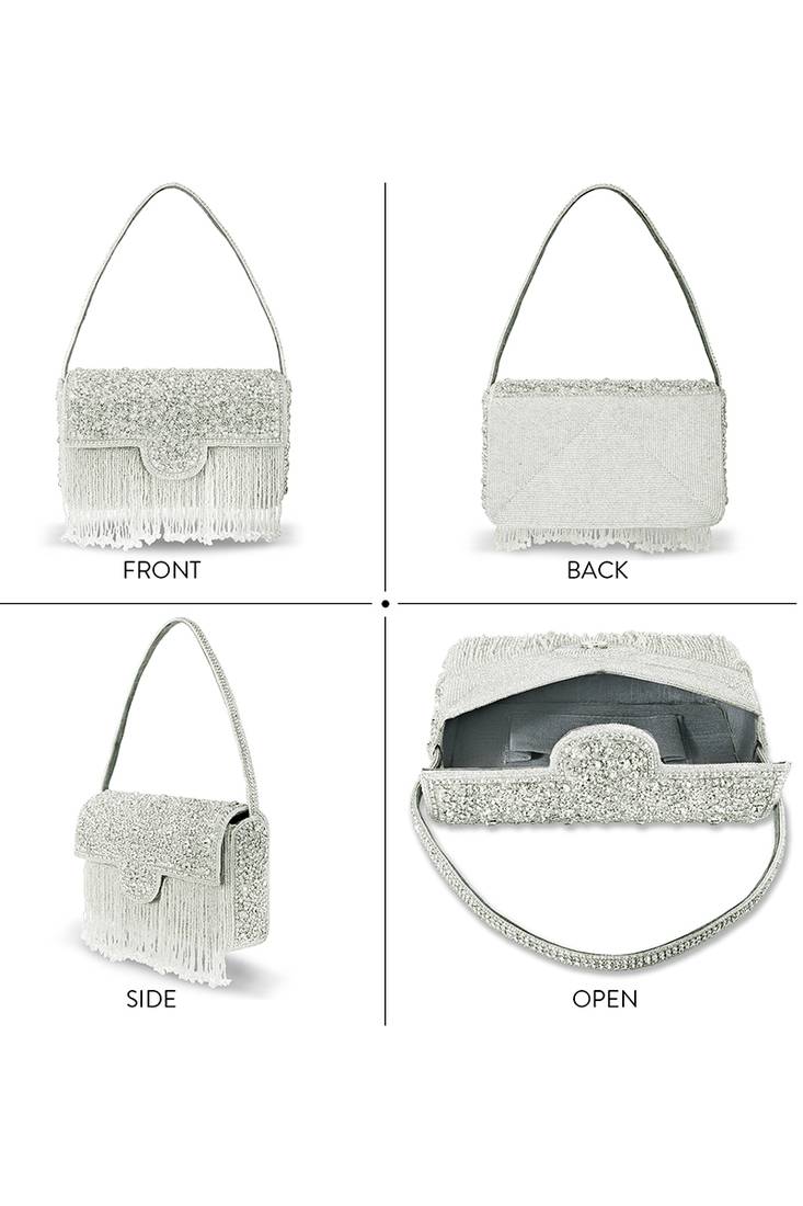 indian  gift for women evening bag clutch ethnic bride purse with drawstring