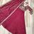 Maroon vichitra silk readymade anarkali suit with thread embroidery work
