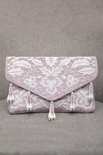 indian  gift for women evening bag clutch ethnic bride purse with drawstring