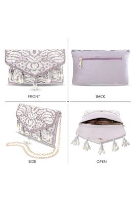 indian  gift for women evening bag clutch ethnic bride purse with drawstring 4