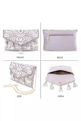 indian  gift for women evening bag clutch ethnic bride purse with drawstring