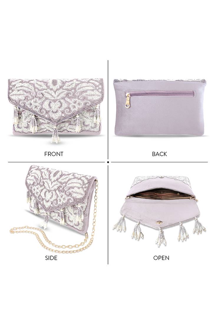 indian  gift for women evening bag clutch ethnic bride purse with drawstring