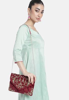 maroon clutch purses gift for women handmade evening handbags bridal clutch 2