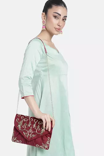 maroon clutch purses gift for women handmade evening handbags bridal clutch