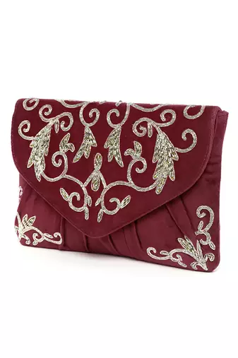 maroon clutch purses gift for women handmade evening handbags bridal clutch
