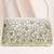 silver embellished clutch handbag purses for women evening bridal bag