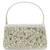 silver embellished clutch handbag purses for women evening bridal bag