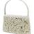 silver embellished clutch handbag purses for women evening bridal bag