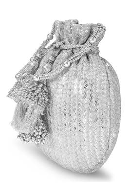 Indian potli bags for women evening bag clutch ethnic bride purse with drawstring 3