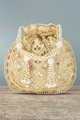Indian potli bags gift for women evening bag clutch ethnic bride purse with drawstring 1
