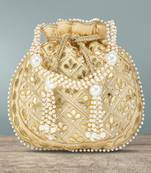 Indian potli bags gift for women evening bag clutch ethnic bride purse with drawstring