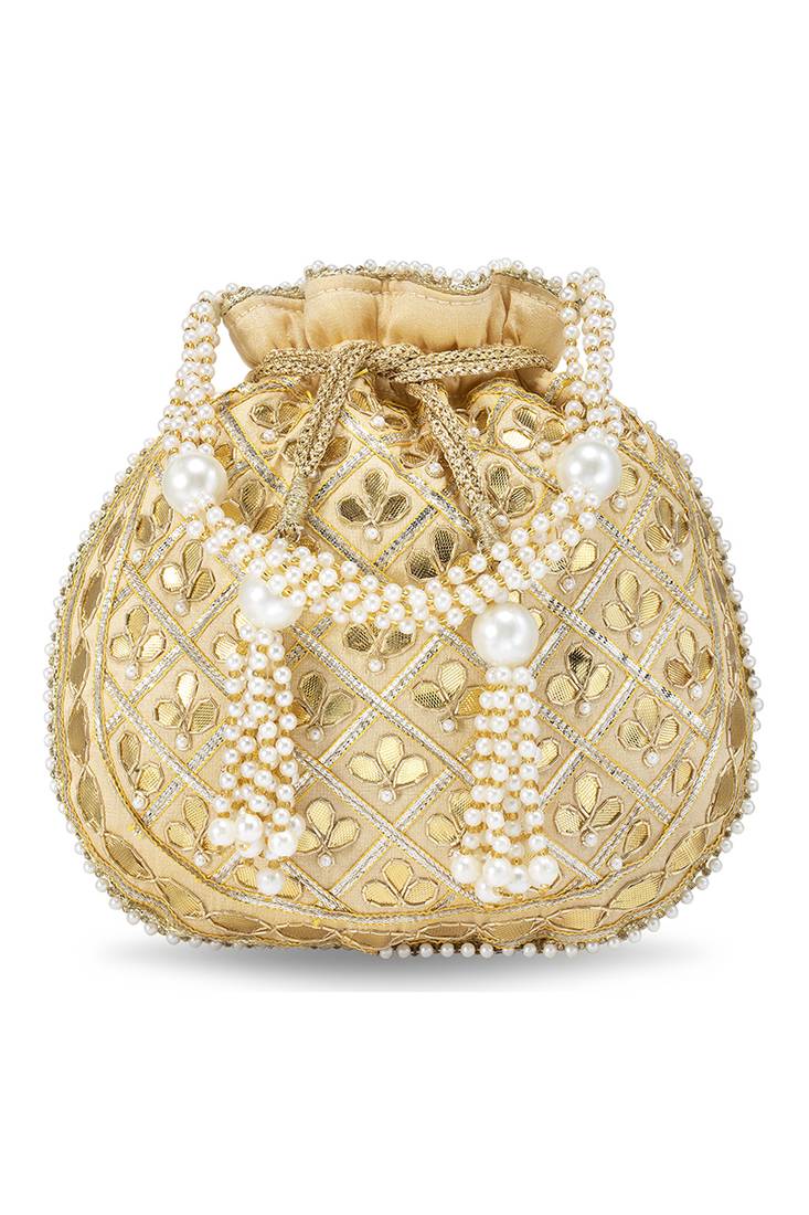 Indian potli bags gift for women evening bag clutch ethnic bride purse with drawstring