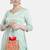 Red embellished potli bag ethnic wristlet purse for women