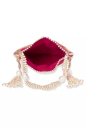 Indian potli bags for women evening bag clutch ethnic bride purse with drawstring