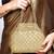 Cream potli bag gift handmade evening bag stylish wristlet bridal purse fashion bag for women