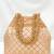 Peach potli style purse for women handmade evening bag ethnic bridal fashion wristlet bag
