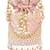 Light pink embellished potli bag ethnic wristlet purse for women & girls